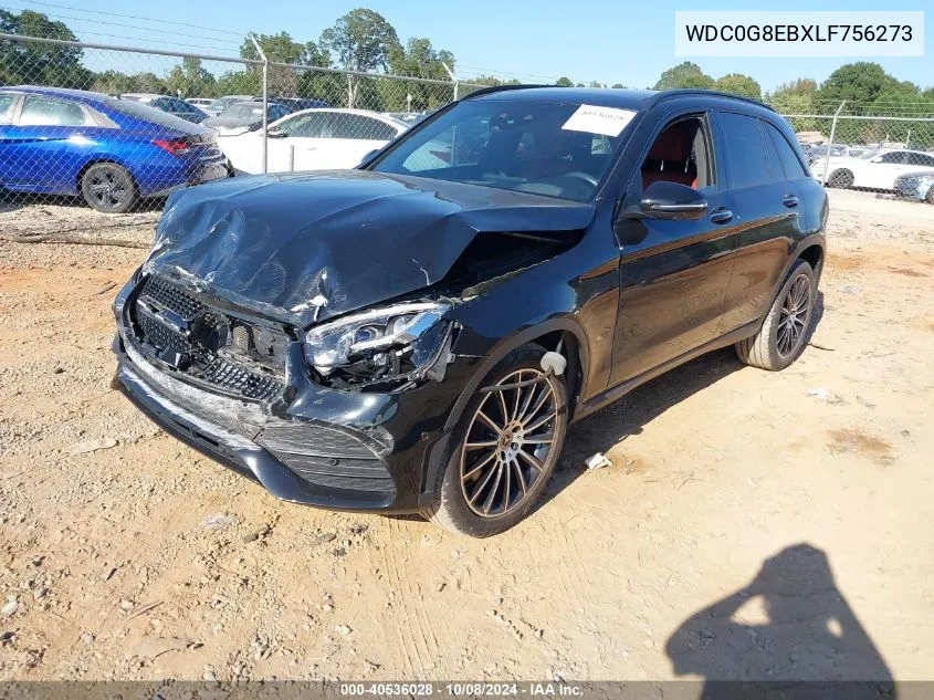 2020 Mercedes-Benz Glc 300 4Matic VIN: WDC0G8EBXLF756273 Lot: 40536028