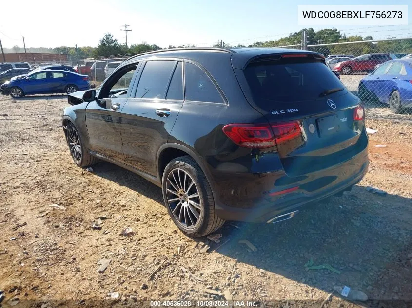 2020 Mercedes-Benz Glc 300 4Matic VIN: WDC0G8EBXLF756273 Lot: 40536028