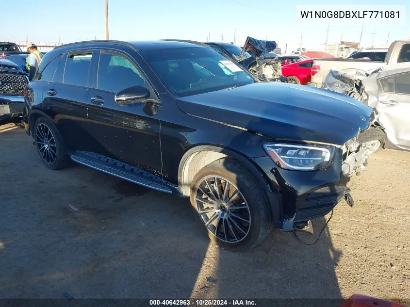 2020 Mercedes-Benz Glc 300 VIN: W1N0G8DBXLF771081 Lot: 40642963