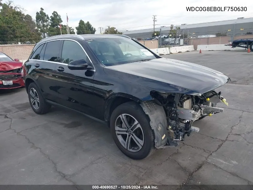 2020 Mercedes-Benz Glc 300 4Matic VIN: WDC0G8EB0LF750630 Lot: 40690527