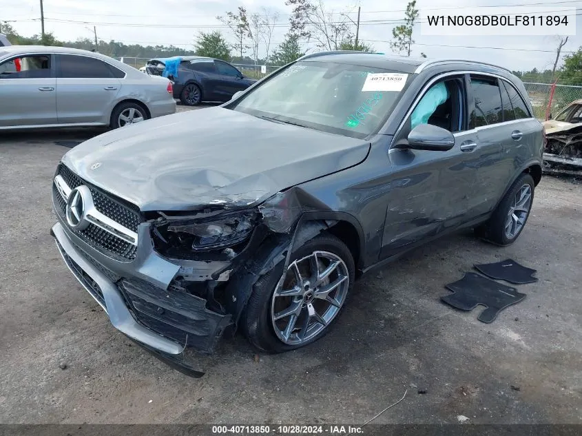 2020 Mercedes-Benz Glc 300 VIN: W1N0G8DB0LF811894 Lot: 40713850