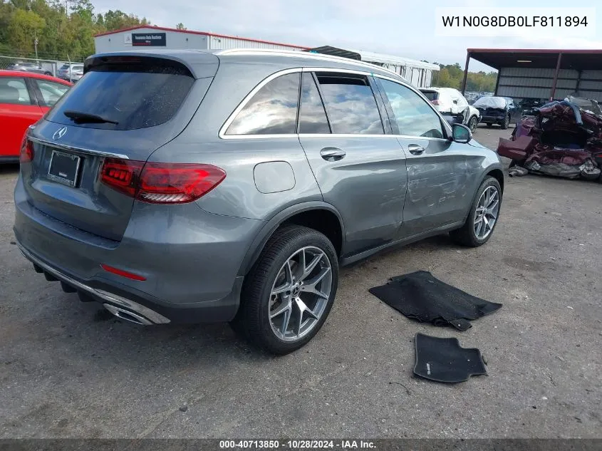 2020 Mercedes-Benz Glc 300 VIN: W1N0G8DB0LF811894 Lot: 40713850