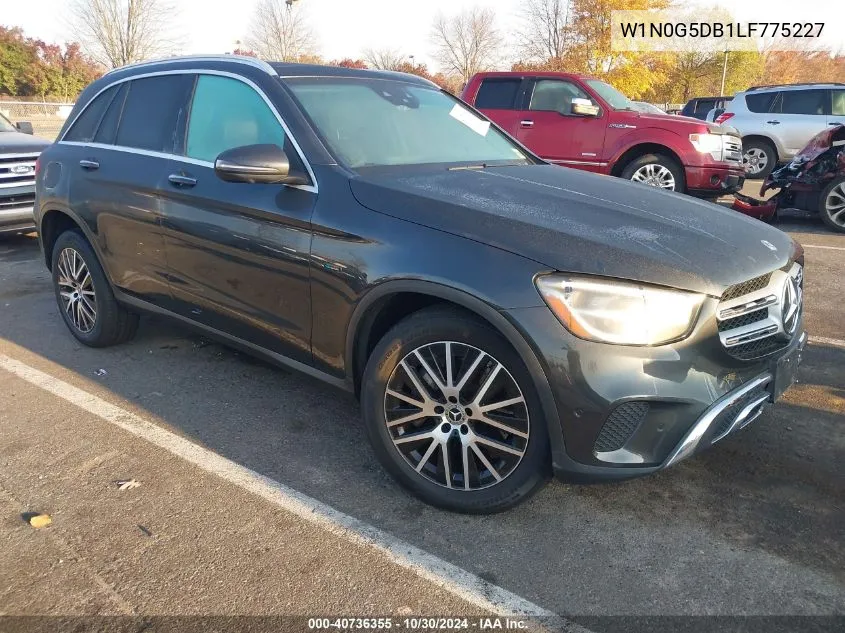 2020 Mercedes-Benz Glc 350E 4Matic VIN: W1N0G5DB1LF775227 Lot: 40736355