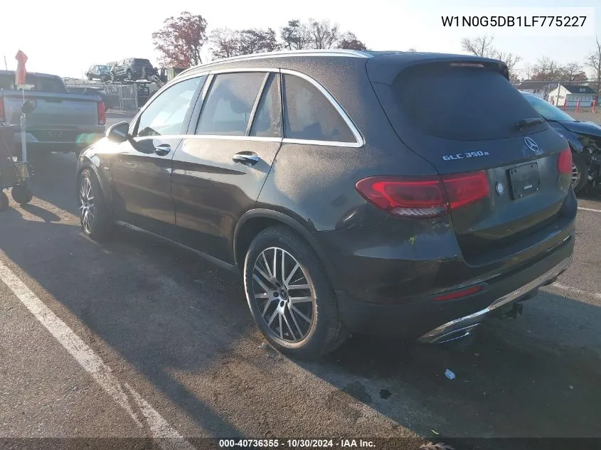 2020 Mercedes-Benz Glc 350E 4Matic VIN: W1N0G5DB1LF775227 Lot: 40736355