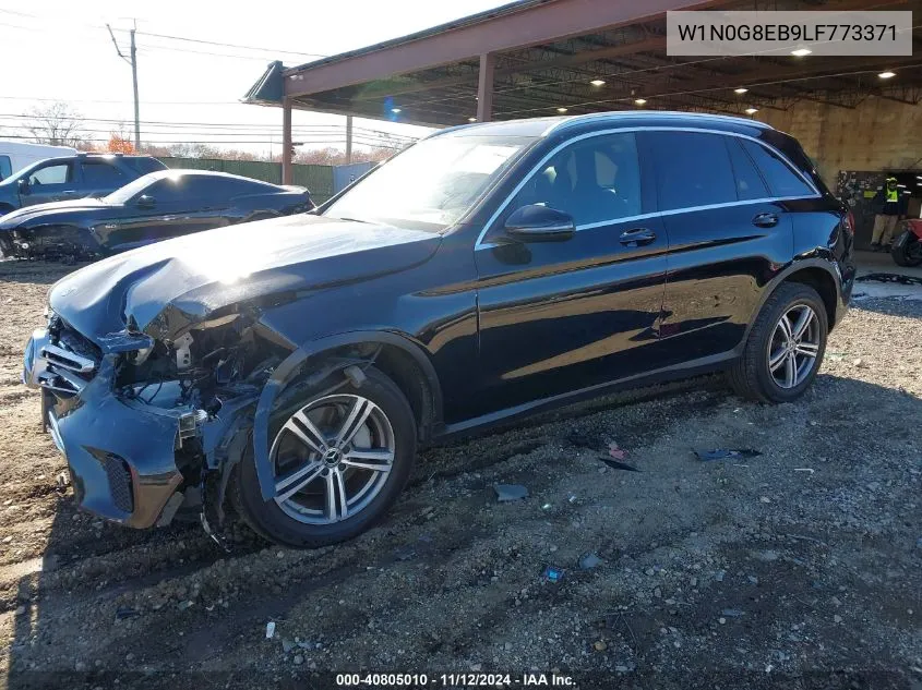 2020 Mercedes-Benz Glc 300 4Matic VIN: W1N0G8EB9LF773371 Lot: 40805010