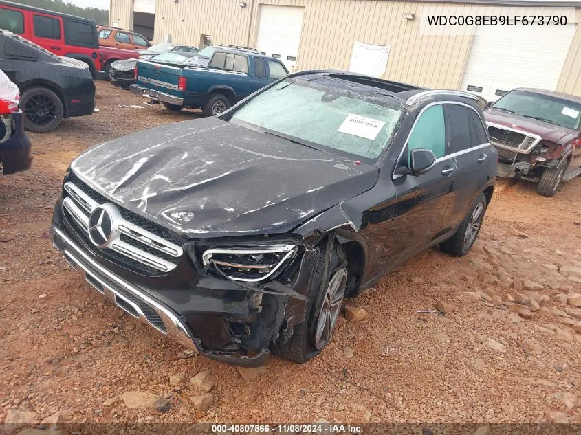 2020 Mercedes-Benz Glc 4Matic VIN: WDC0G8EB9LF673790 Lot: 40807866