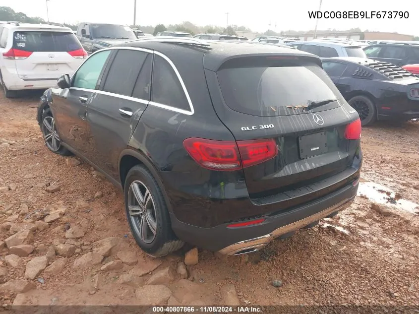 2020 Mercedes-Benz Glc 4Matic VIN: WDC0G8EB9LF673790 Lot: 40807866