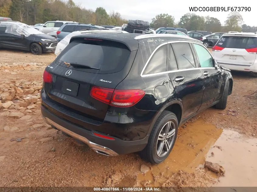 2020 Mercedes-Benz Glc 4Matic VIN: WDC0G8EB9LF673790 Lot: 40807866