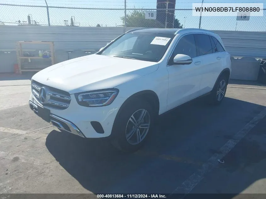 2020 Mercedes-Benz Glc 300 VIN: W1N0G8DB7LF808880 Lot: 40813684