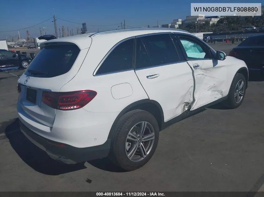 2020 Mercedes-Benz Glc 300 VIN: W1N0G8DB7LF808880 Lot: 40813684