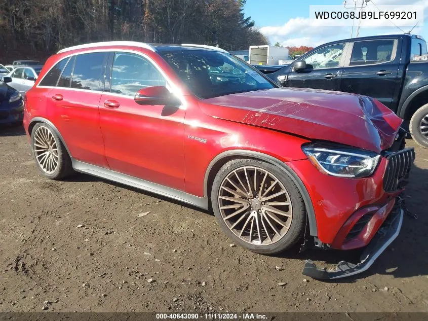 2020 Mercedes-Benz Amg Glc 63 4Matic VIN: WDC0G8JB9LF699201 Lot: 40843090