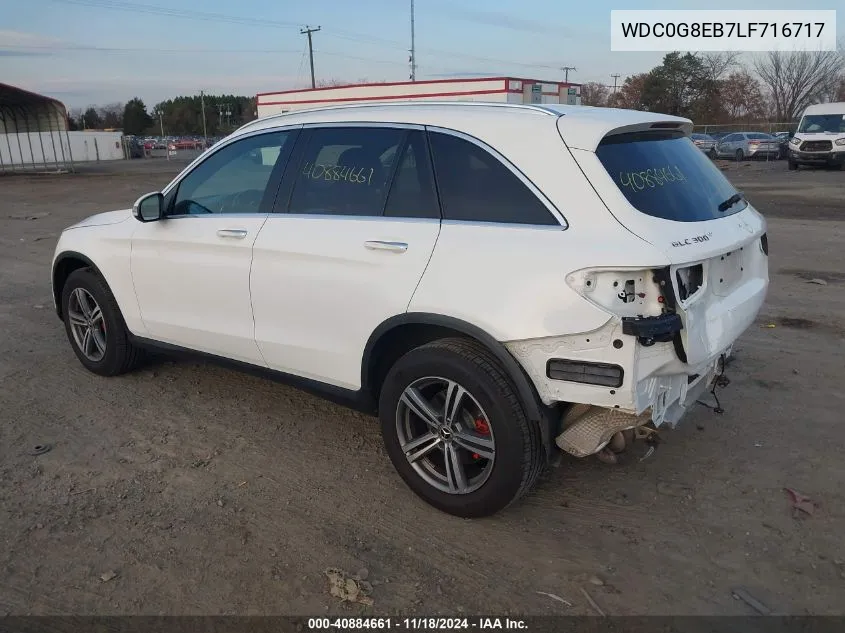 2020 Mercedes-Benz Glc 300 4Matic VIN: WDC0G8EB7LF716717 Lot: 40884661