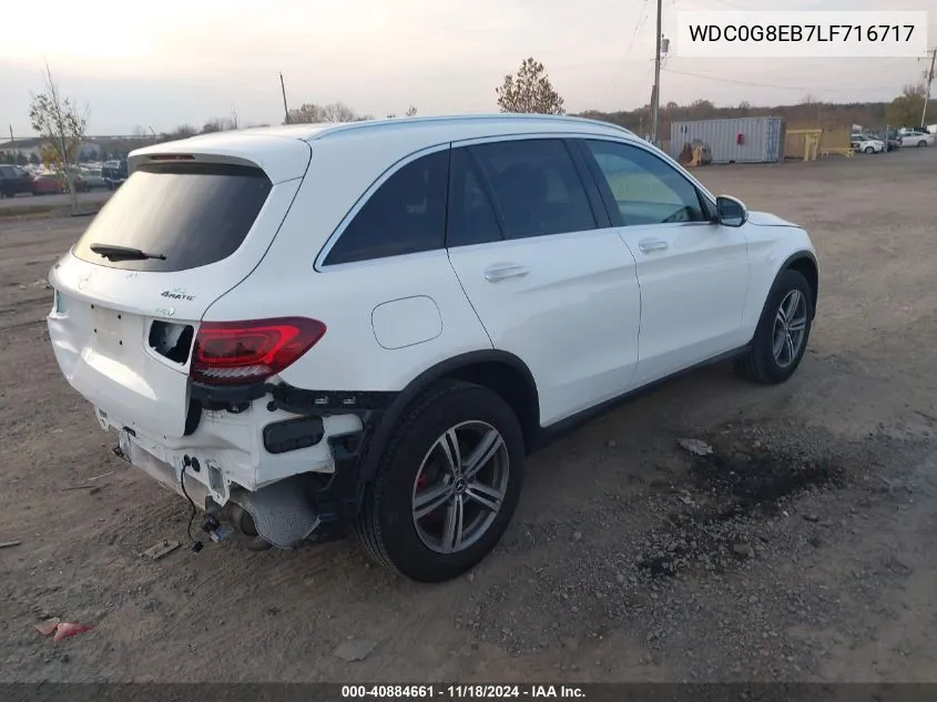 2020 Mercedes-Benz Glc 300 4Matic VIN: WDC0G8EB7LF716717 Lot: 40884661