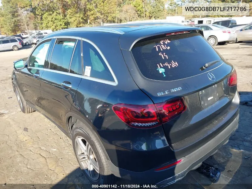 2020 Mercedes-Benz Glc 300 VIN: WDC0G8DB7LF717786 Lot: 40901142