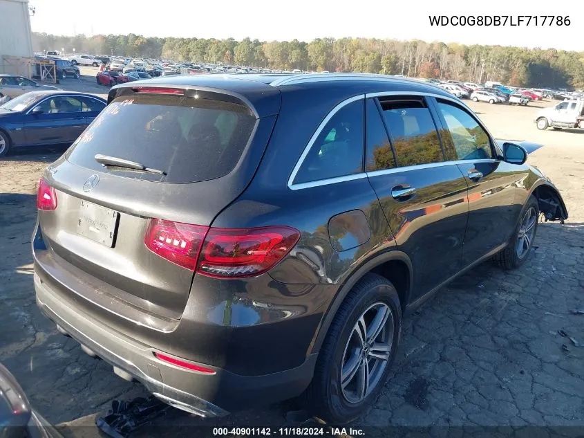 2020 Mercedes-Benz Glc 300 VIN: WDC0G8DB7LF717786 Lot: 40901142