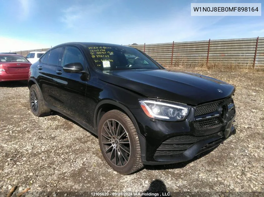 2021 Mercedes-Benz Glc VIN: W1N0J8EB0MF898164 Lot: 12105620