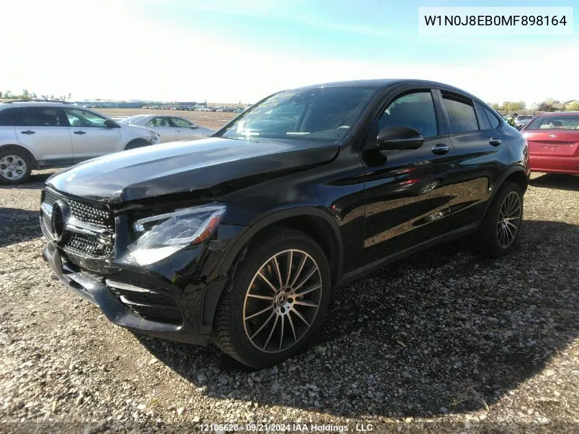 2021 Mercedes-Benz Glc VIN: W1N0J8EB0MF898164 Lot: 12105620