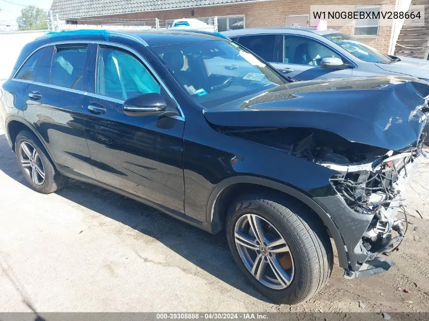 2021 Mercedes-Benz Glc 300 4Matic Suv VIN: W1N0G8EBXMV288664 Lot: 39305888