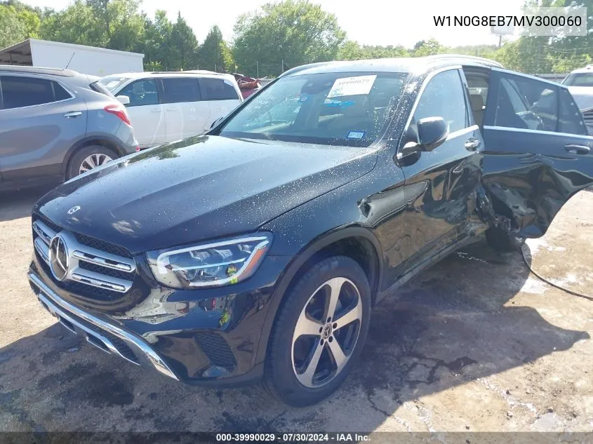 2021 Mercedes-Benz Glc 300 4Matic Suv VIN: W1N0G8EB7MV300060 Lot: 39990029