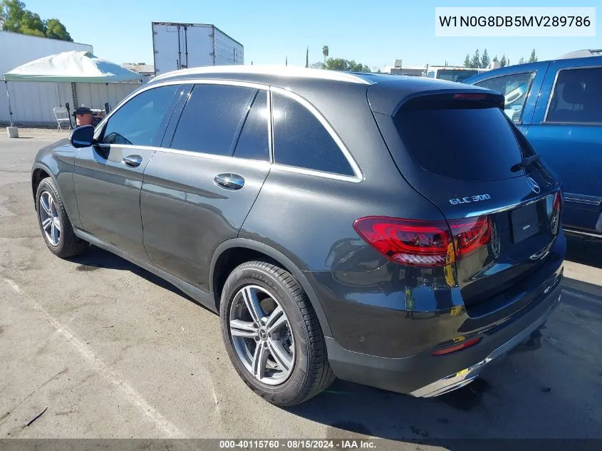 2021 Mercedes-Benz Glc 300 Suv VIN: W1N0G8DB5MV289786 Lot: 40115760