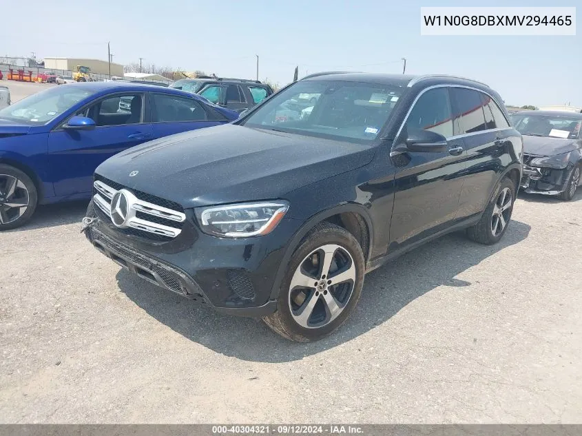 2021 Mercedes-Benz Glc 300 Suv VIN: W1N0G8DBXMV294465 Lot: 40304321