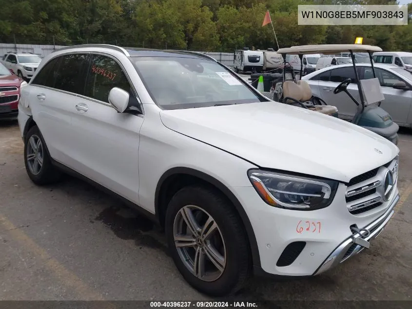 2021 Mercedes-Benz Glc 300 4Matic Suv VIN: W1N0G8EB5MF903843 Lot: 40396237