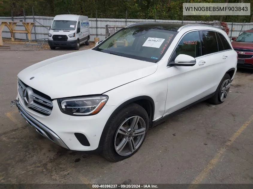 2021 Mercedes-Benz Glc 300 4Matic Suv VIN: W1N0G8EB5MF903843 Lot: 40396237