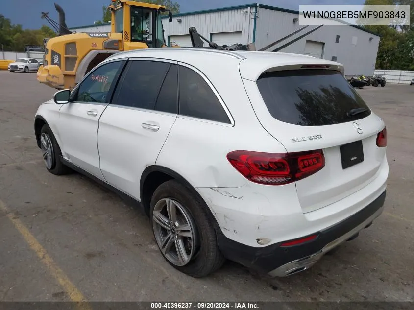 2021 Mercedes-Benz Glc 300 4Matic Suv VIN: W1N0G8EB5MF903843 Lot: 40396237