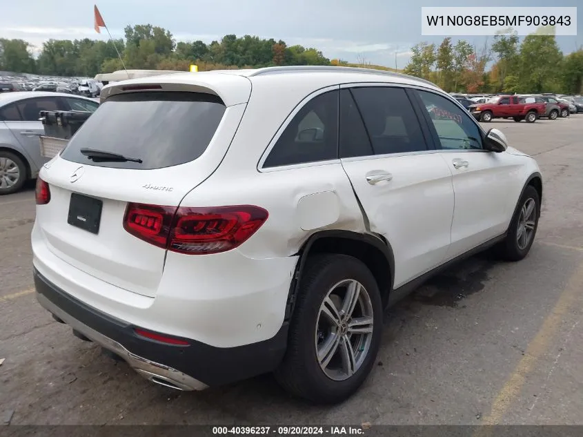 2021 Mercedes-Benz Glc 300 4Matic Suv VIN: W1N0G8EB5MF903843 Lot: 40396237