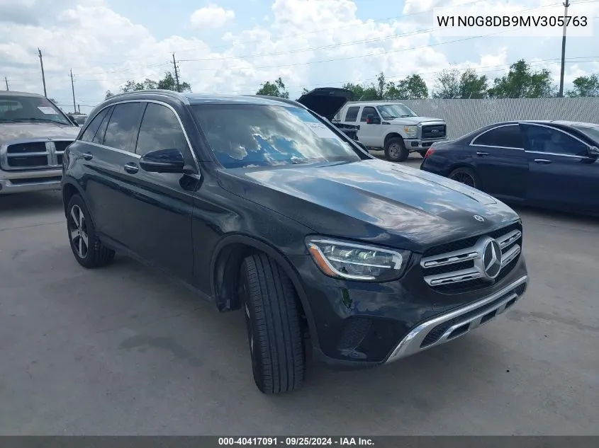 2021 Mercedes-Benz Glc 300 Suv VIN: W1N0G8DB9MV305763 Lot: 40417091