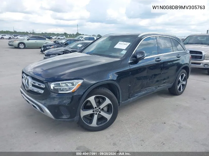 2021 Mercedes-Benz Glc 300 Suv VIN: W1N0G8DB9MV305763 Lot: 40417091