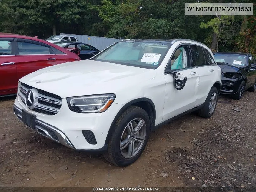 2021 Mercedes-Benz Glc 300 4Matic Suv VIN: W1N0G8EB2MV281563 Lot: 40459952