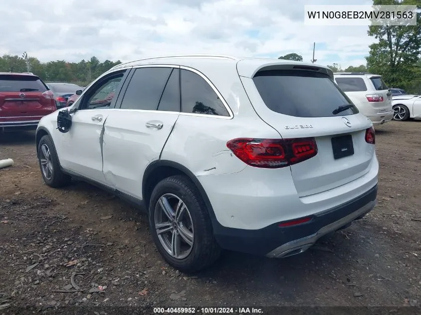 2021 Mercedes-Benz Glc 300 4Matic Suv VIN: W1N0G8EB2MV281563 Lot: 40459952