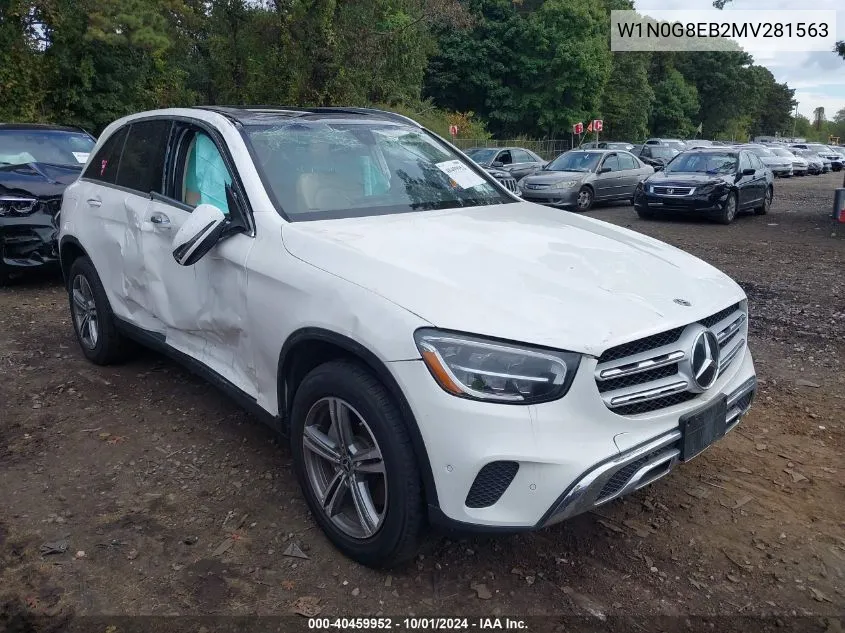 2021 Mercedes-Benz Glc 300 4Matic Suv VIN: W1N0G8EB2MV281563 Lot: 40459952