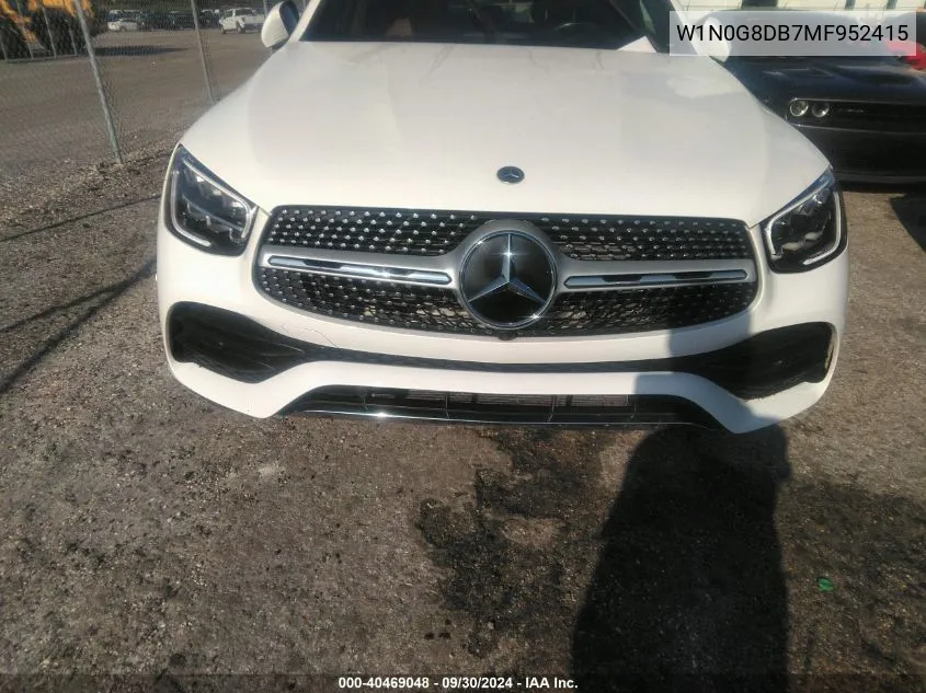 2021 Mercedes-Benz Glc 300 Suv VIN: W1N0G8DB7MF952415 Lot: 40469048