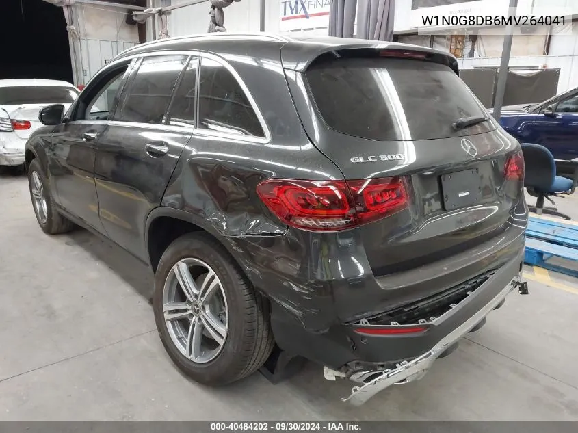 2021 Mercedes-Benz Glc 300 Suv VIN: W1N0G8DB6MV264041 Lot: 40484202