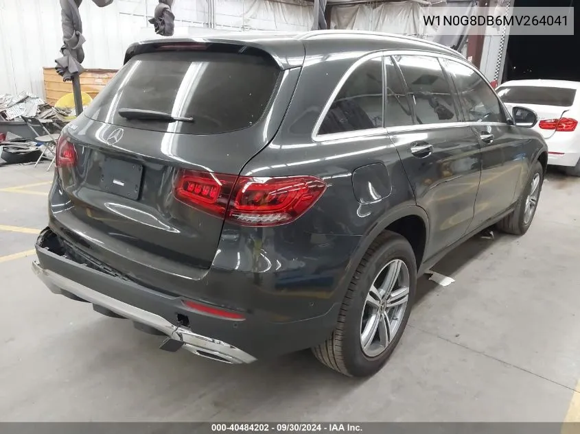 2021 Mercedes-Benz Glc 300 Suv VIN: W1N0G8DB6MV264041 Lot: 40484202