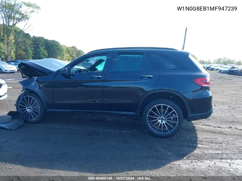 2021 Mercedes-Benz Glc 300 4Matic Suv VIN: W1N0G8EB1MF947239 Lot: 40485148