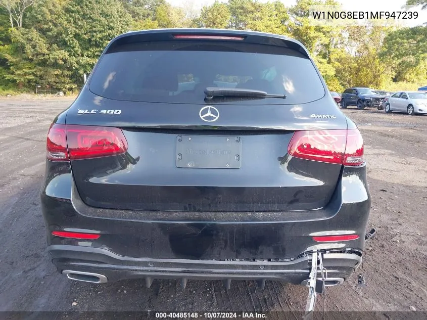 2021 Mercedes-Benz Glc 300 4Matic Suv VIN: W1N0G8EB1MF947239 Lot: 40485148