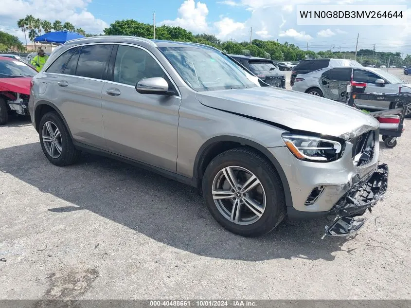 2021 Mercedes-Benz Glc 300 Suv VIN: W1N0G8DB3MV264644 Lot: 40488661