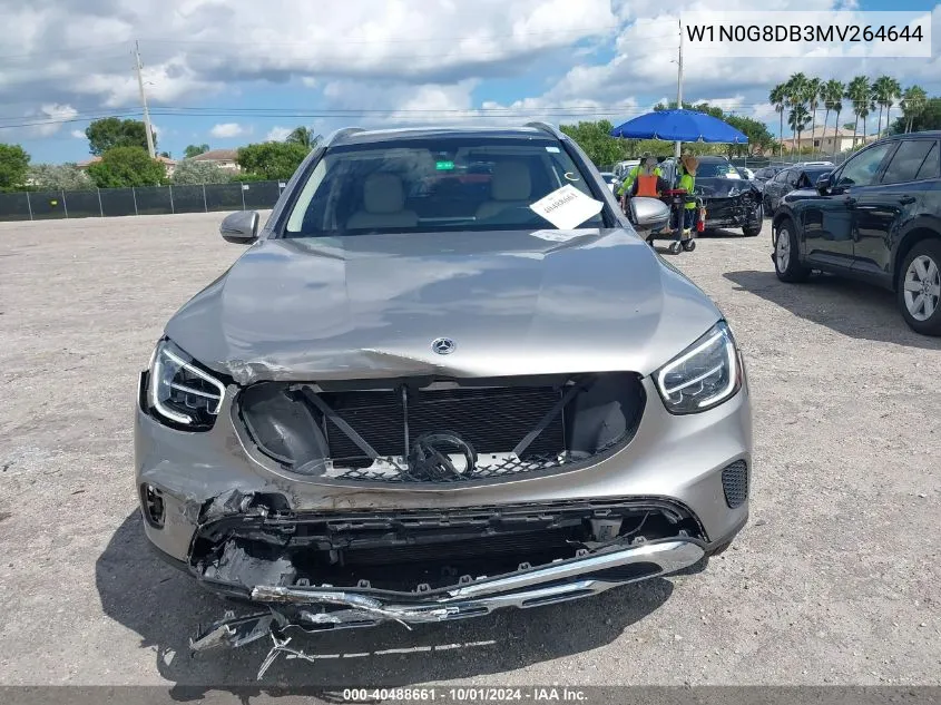 2021 Mercedes-Benz Glc 300 Suv VIN: W1N0G8DB3MV264644 Lot: 40488661