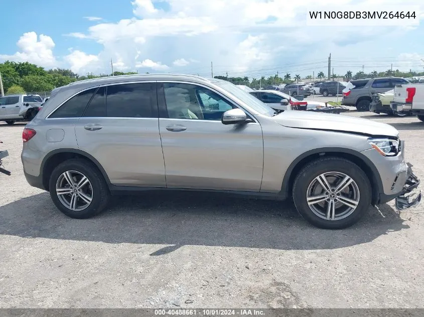 2021 Mercedes-Benz Glc 300 Suv VIN: W1N0G8DB3MV264644 Lot: 40488661