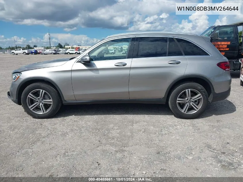 2021 Mercedes-Benz Glc 300 Suv VIN: W1N0G8DB3MV264644 Lot: 40488661