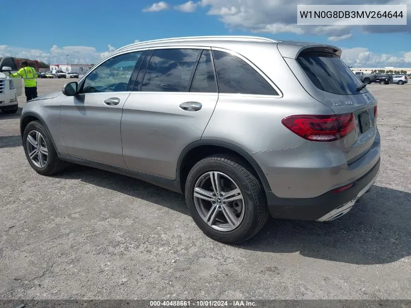 2021 Mercedes-Benz Glc 300 Suv VIN: W1N0G8DB3MV264644 Lot: 40488661