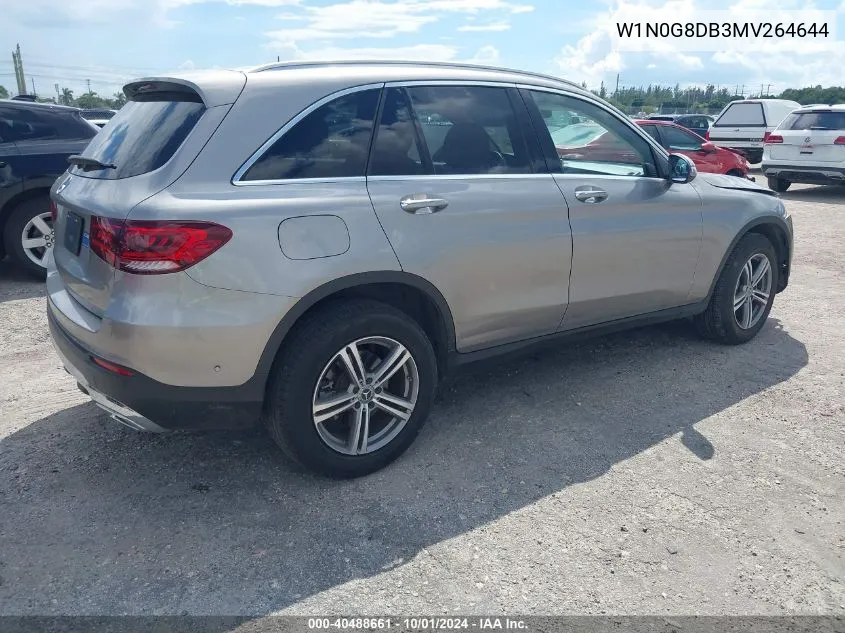 2021 Mercedes-Benz Glc 300 Suv VIN: W1N0G8DB3MV264644 Lot: 40488661