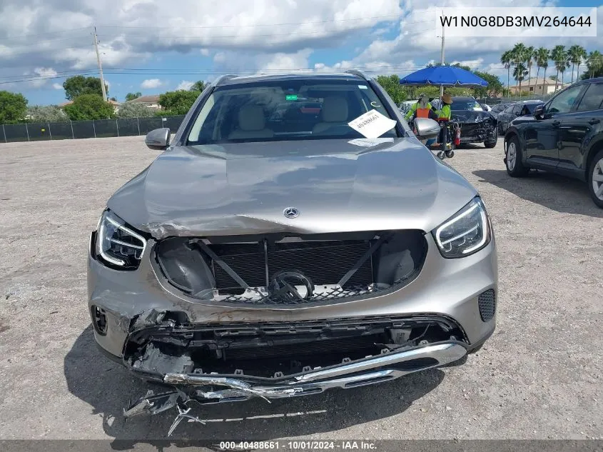 2021 Mercedes-Benz Glc 300 Suv VIN: W1N0G8DB3MV264644 Lot: 40488661