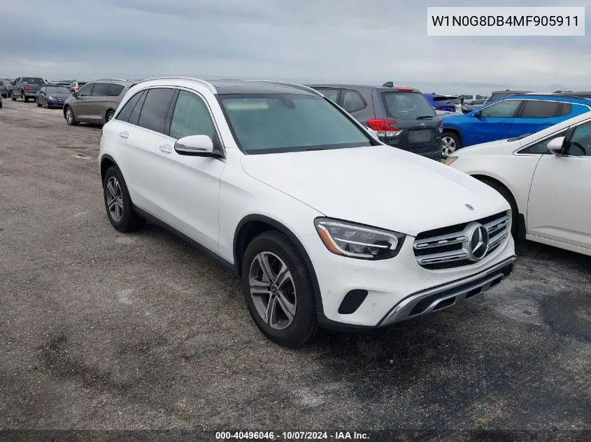 2021 Mercedes-Benz Glc 300 VIN: W1N0G8DB4MF905911 Lot: 40496046