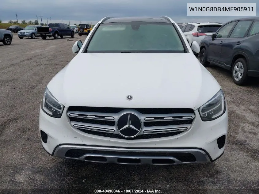 2021 Mercedes-Benz Glc 300 VIN: W1N0G8DB4MF905911 Lot: 40496046