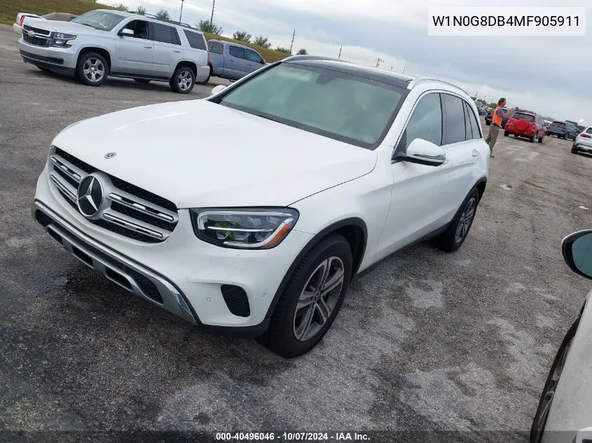 2021 Mercedes-Benz Glc 300 VIN: W1N0G8DB4MF905911 Lot: 40496046