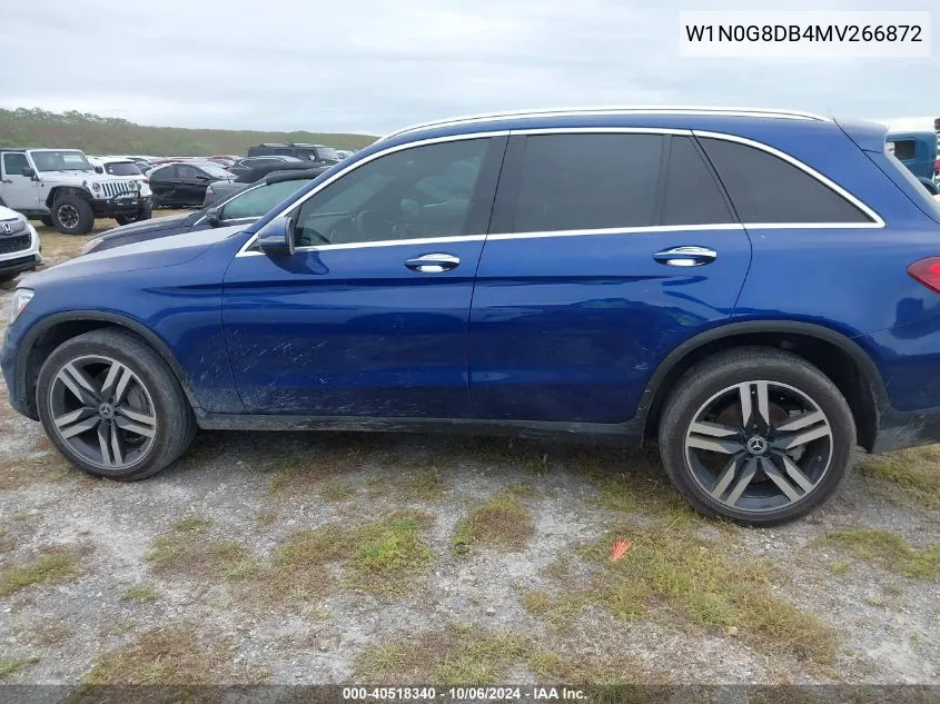 2021 Mercedes-Benz Glc 300 Suv VIN: W1N0G8DB4MV266872 Lot: 40518340